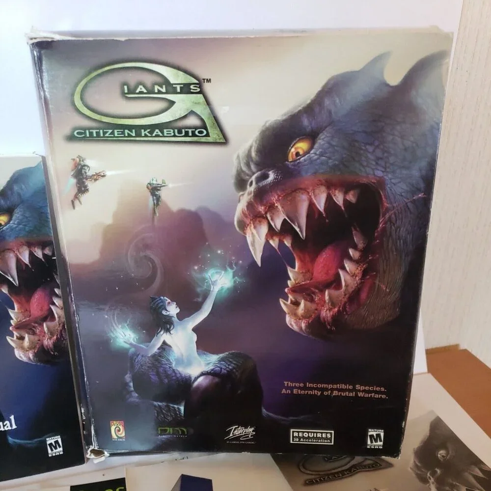 Giants Citizen Kabuto Big Box PC Game CD-ROM Computer Complete Windows 95 98 00